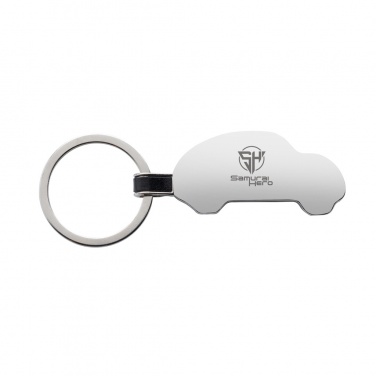 Logotrade promotional giveaway picture of: RCS recycled zinc alloy car keyring